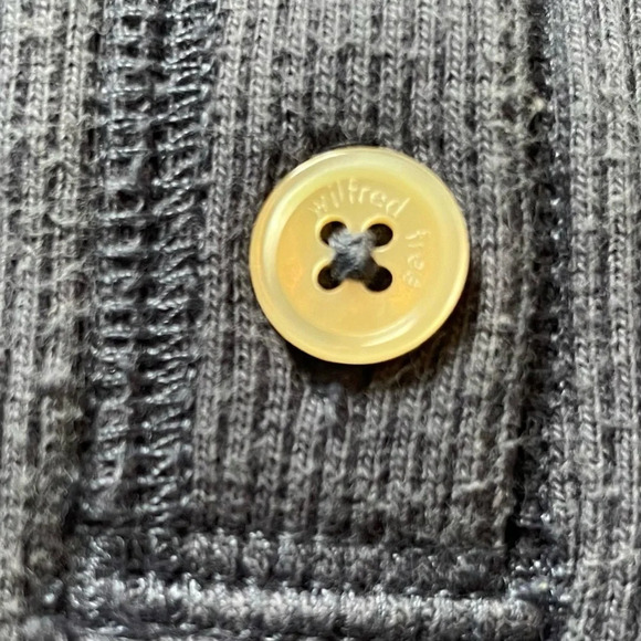 👚Wilfred Free by Aritzia  Dusty Blue Crop Top! Woman’s Size Small 👚 - Picture 7 of 11